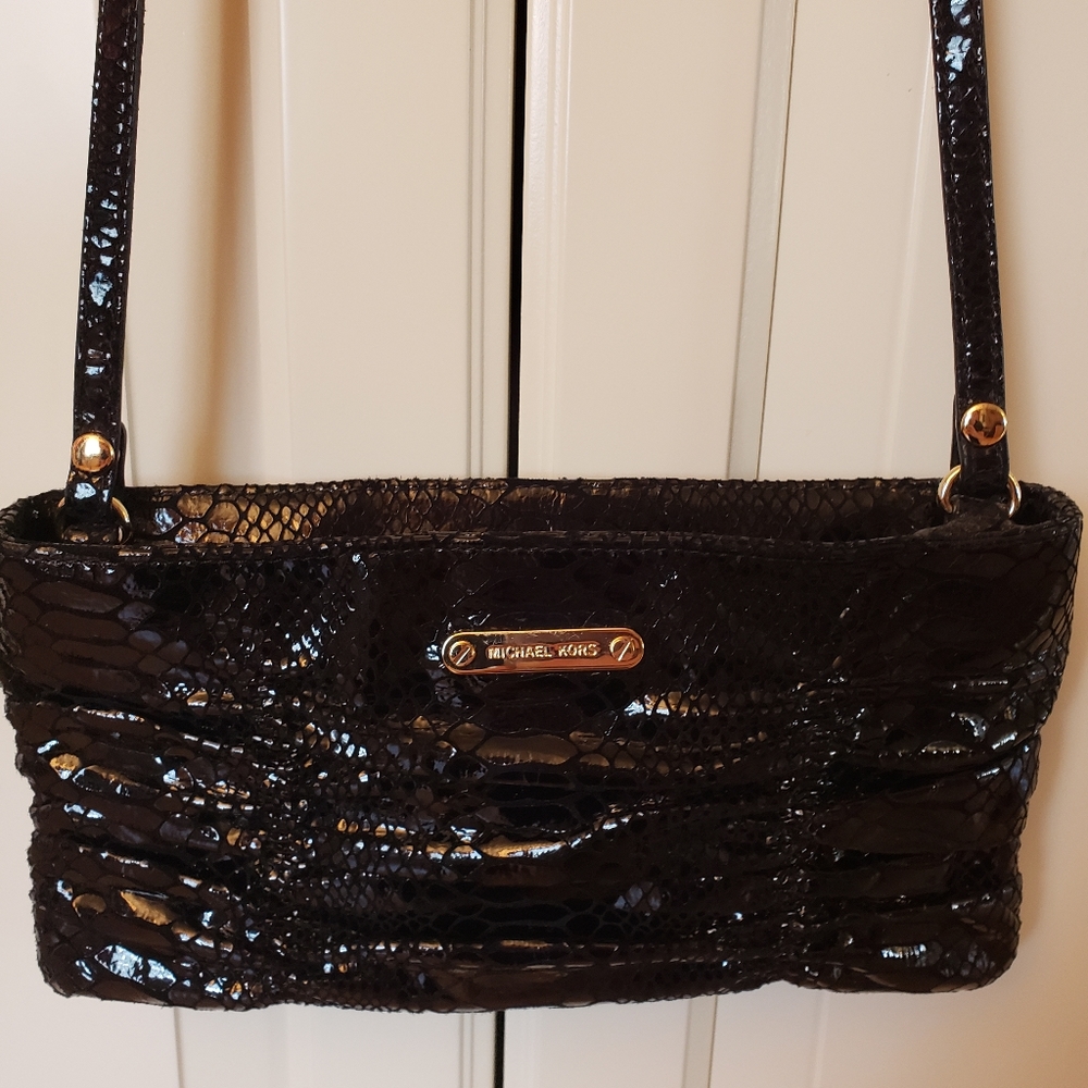 Beautiful Michael Kors Python Crossbody Clutch - image 1